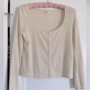 Mollusk Hemp Crop Scoop Neck Henley